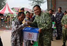 Lanal Dumai Gelar Aksi Sosial untuk Masyarakat di Taman Bukit Gelanggang