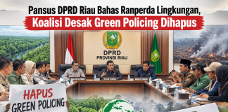Pansus DPRD Riau Bahas Ranperda Lingkungan, Koalisi Desak Green Policing Dihapus